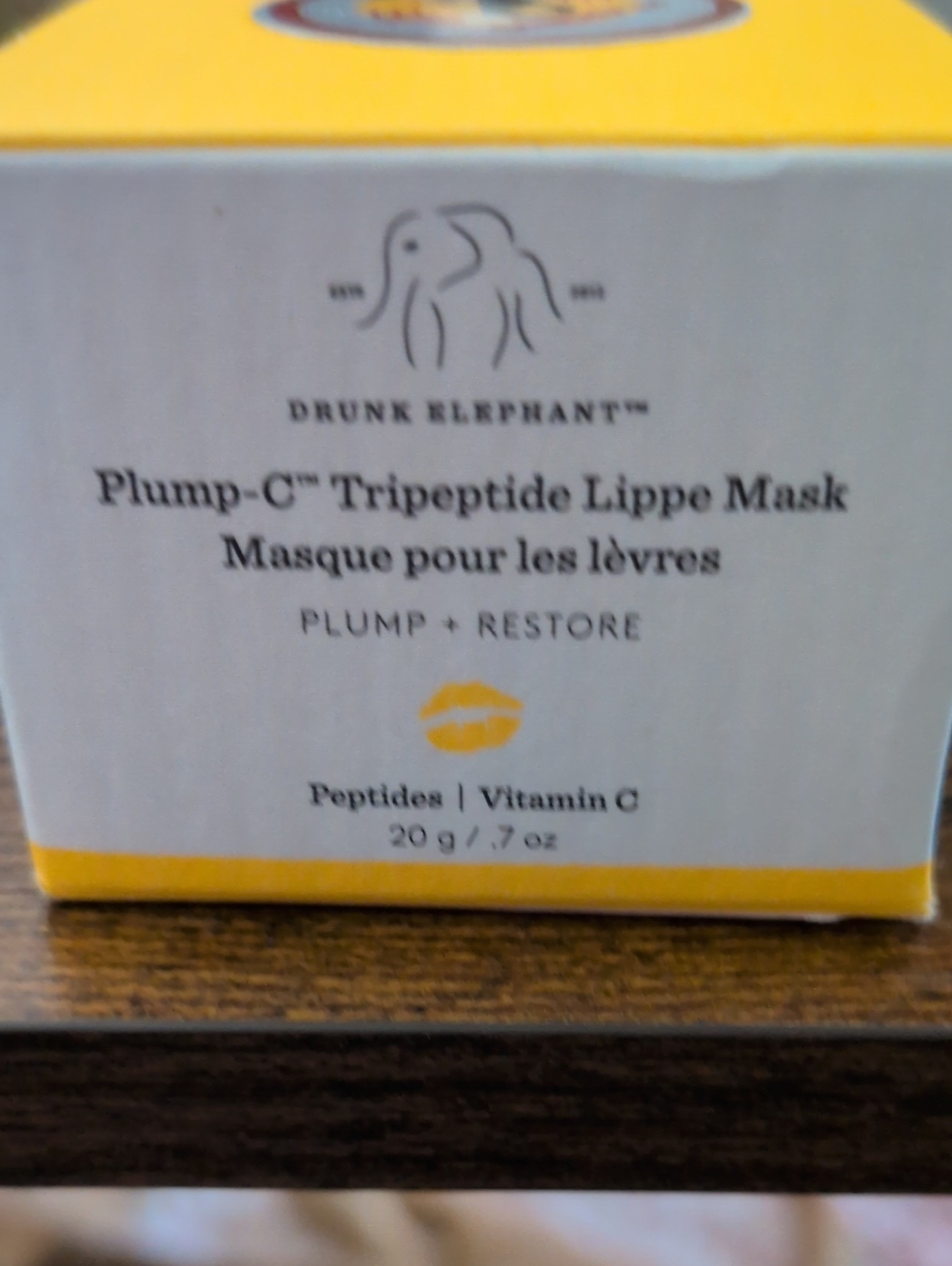 Drunk Elephant Plump-C Tripeptide Lip Mask —